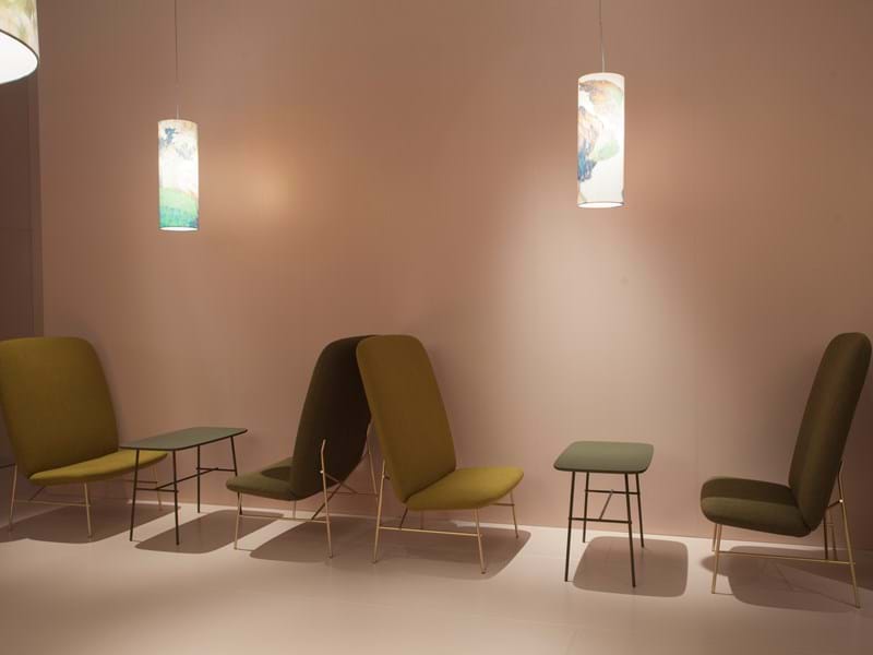 Tacchini med Svenssons möbeltyg Rami