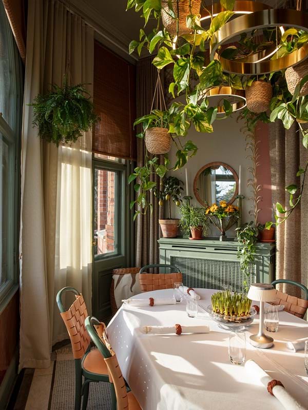 Textil från Svensson på Villa Skärtofta