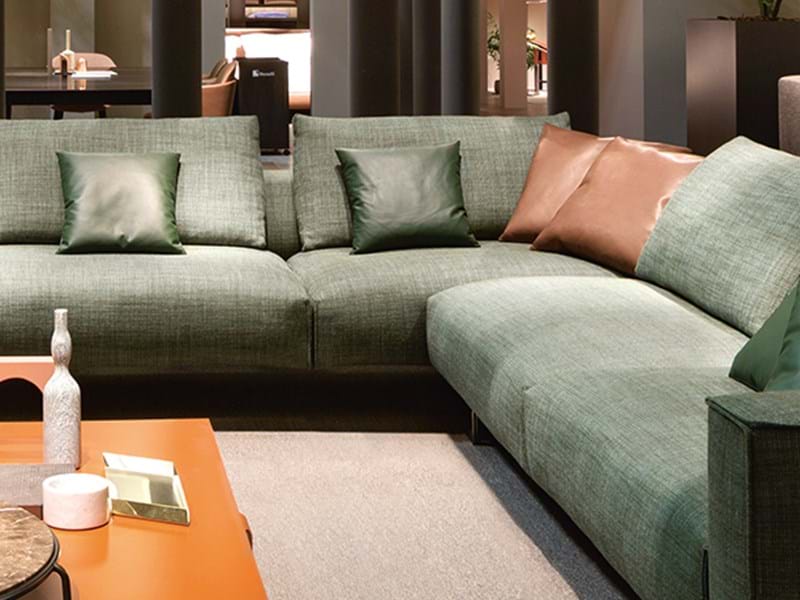 Busnelli med Svenssons möbeltyg Rami