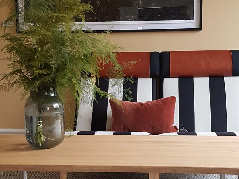 Getama with upholstery fabric from Svensson